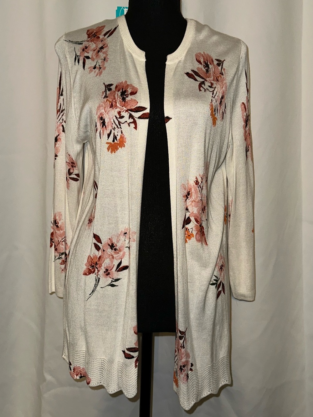 Daniel Rainn for Stitchfix Open-Front Brielle Cardigan NWT Medium Floral